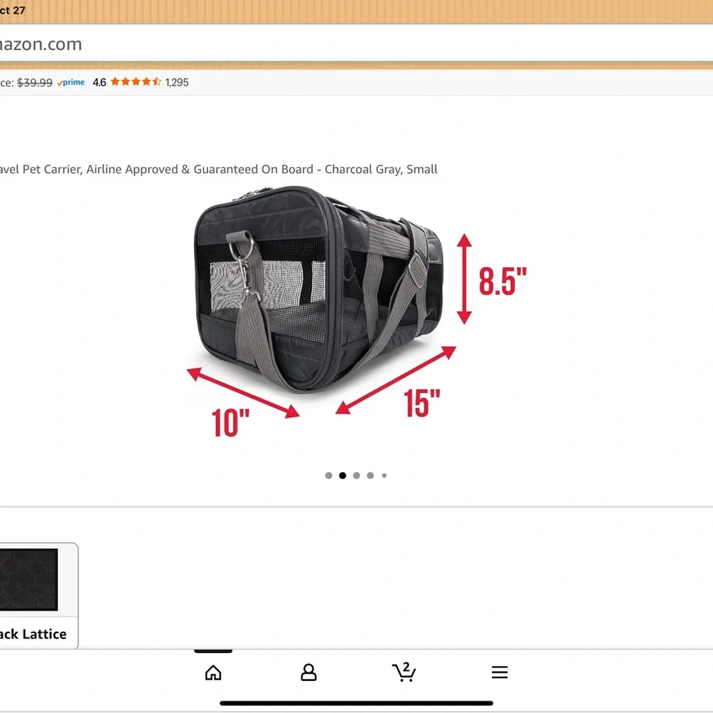 Sherpa Bag pet Carrier